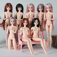 new 30 cm bjd doll 5 joints or 20 joints 2d eyes 16 make up diy play house girl toys doll accessories