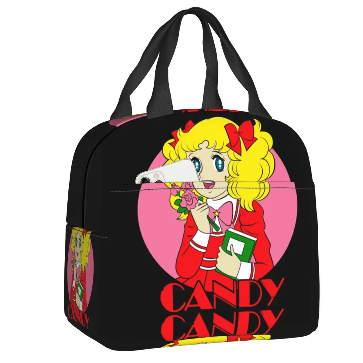 

Многоразовый Ланч-бокс для конфет, Женский герметичный Ланч-бокс в японском стиле аниме, Термоизолированный Ланч-бокс для детей и школьнико...