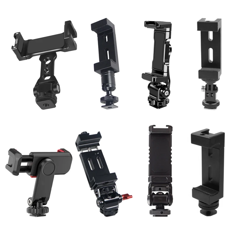 Держатель для телефона с горячим башмаком камеры гибкий адаптер штатива