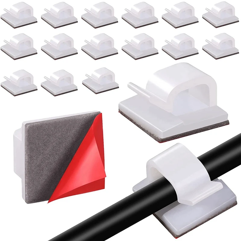 

Hot Outdoor Light Clips Mini Outdoor Cable Clips With Tapes String Lights Adhesive Holder Wire Holder Black