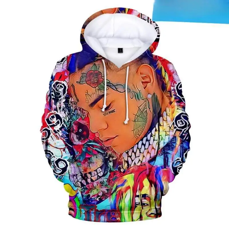 

Rapper Up Hoodies Sweatshirts 3D Printing Y2k Fashion Clothing Large Size Sports Grinch Vintage Clothes Harajuku Streetwear