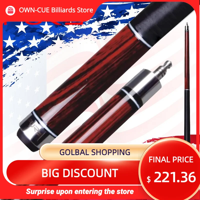 

FURY Official Store Pool Cue NA4 11.75mm&13mm Tiger Tip Cue Stick Selected Maple Shaft Taco Cue Professional Billiard Cue Newly