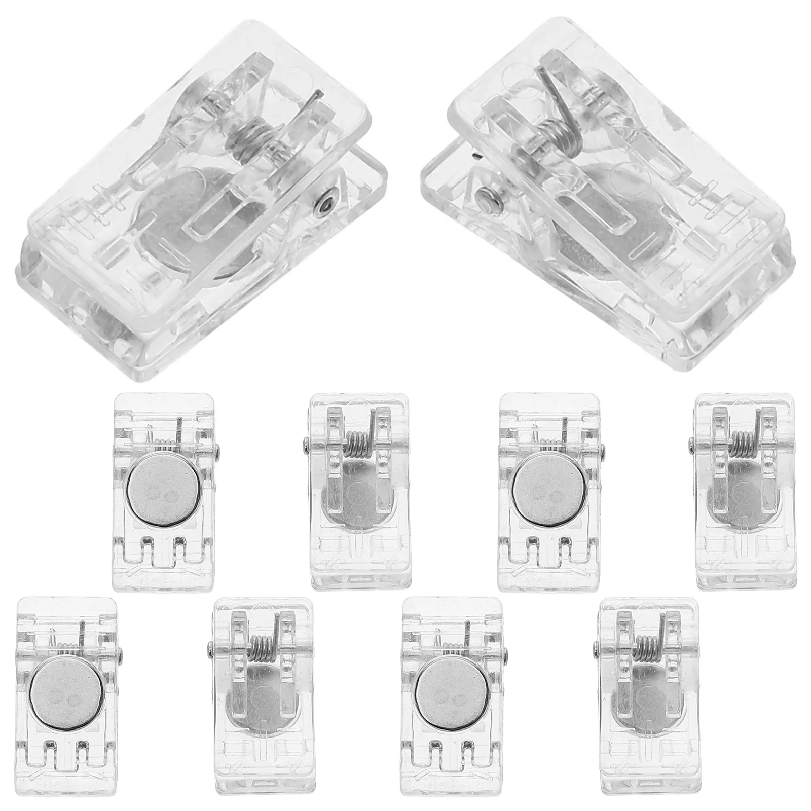 10 шт. держатель для бейджа настенные зажимы именные пружинные односторонние