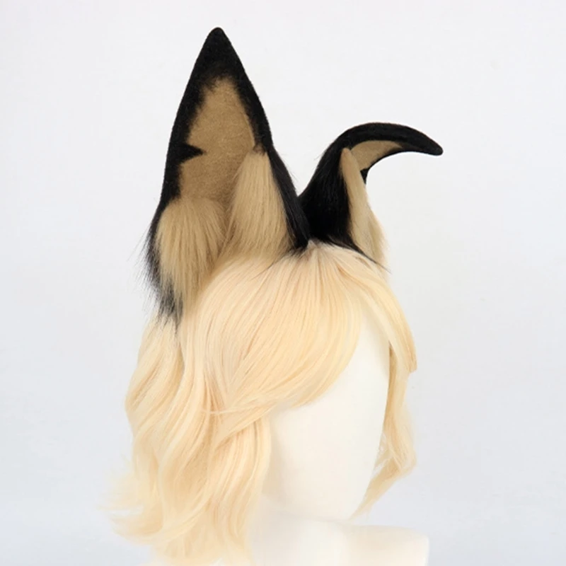 95AB ручная работа повязка на голову с ушками щенка аксессуары для косплея девочек