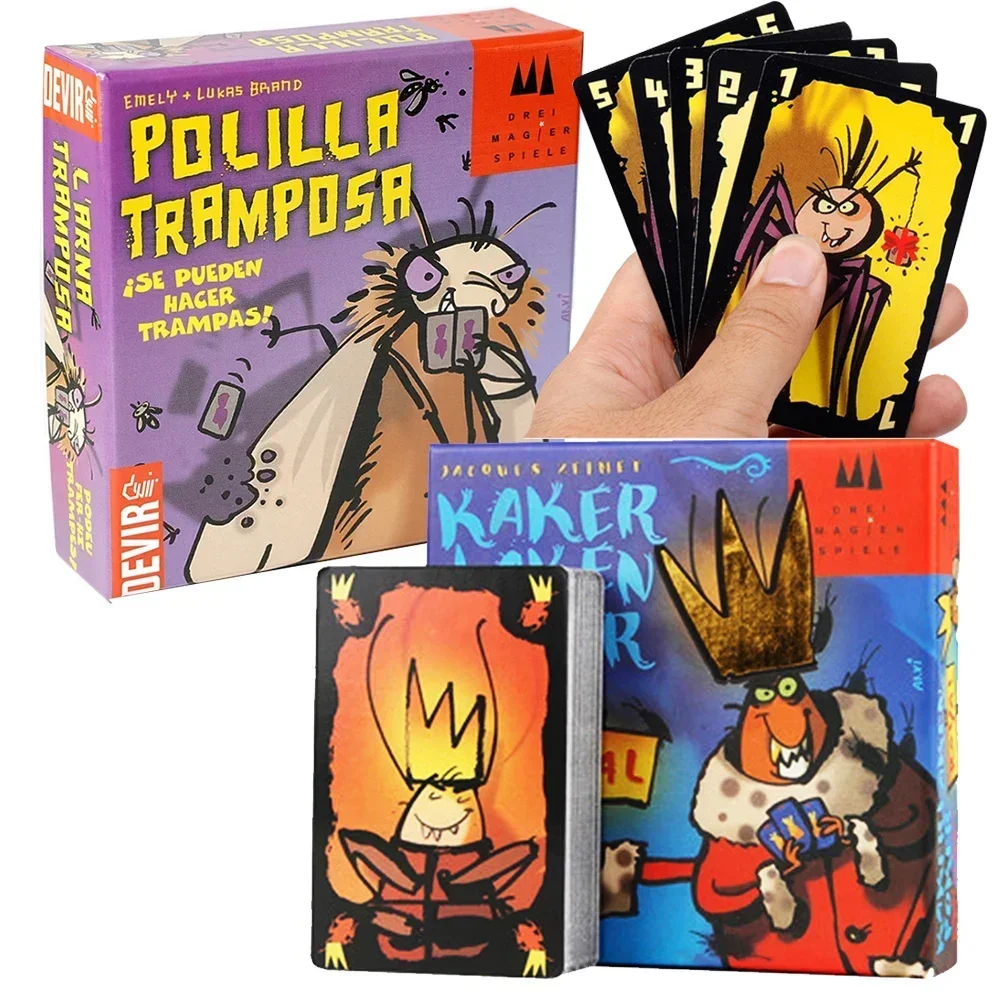 Moth обманывающая тактика развязанная: Polilla Tramposa настольная игра-Семейная