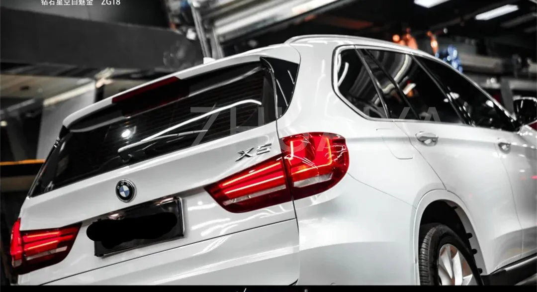 ZHUAIYA жемчужная Бриллиантовая белая виниловая пленка для обертывания яркая 152*18 м