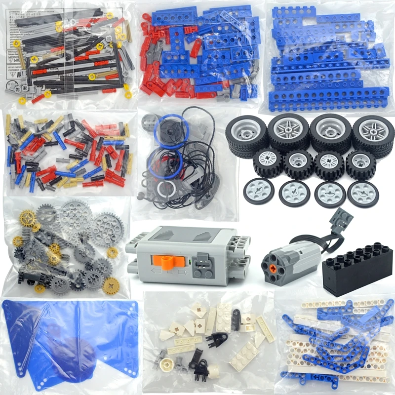 

9686 Technical Parts Multi Technology MOC Parts Students Learning Building Blocks Power Function Set for Kids Educational Leduo