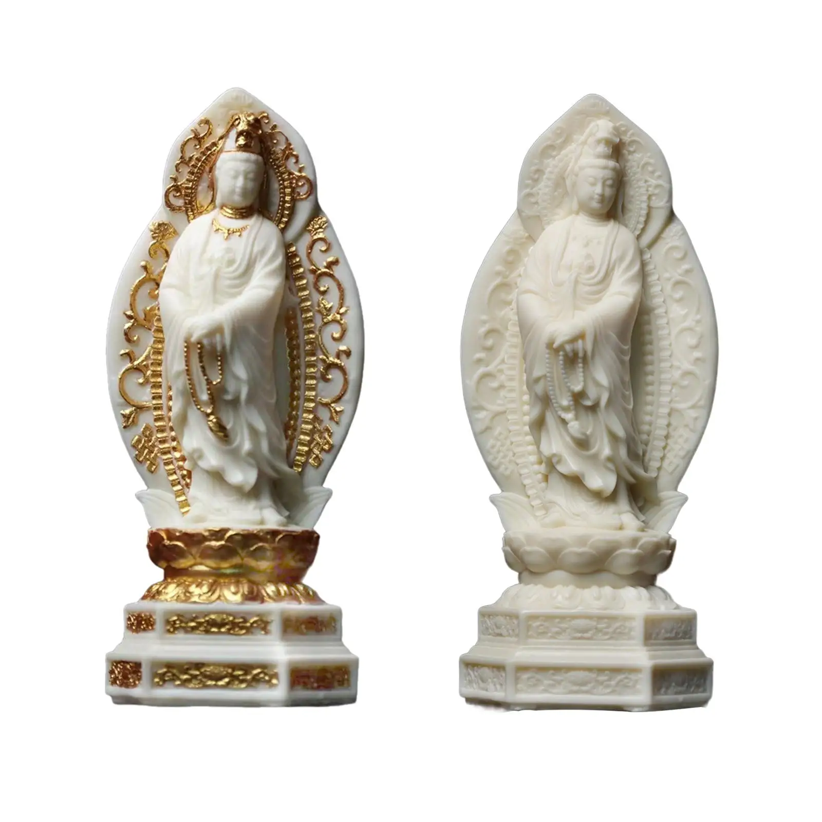 Статуэтка Guanyin декоративная Коллекционная рукоделие искусство для гостиной