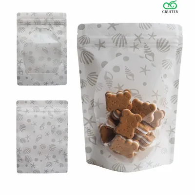 

Пакет с застежкой-молнией Mylar для сахара, посылка для сладостей, новогодний полиэтиленовый пакет с застежкой-молнией, стоячий пакет с открыт...