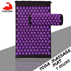 Подушка-массажер KoKossi, набор для акупрессуры, снимает стресс, боль в спине, Акупрессура, коврик для йоги, массажный коврик с шипами розы, массаж и расслабление