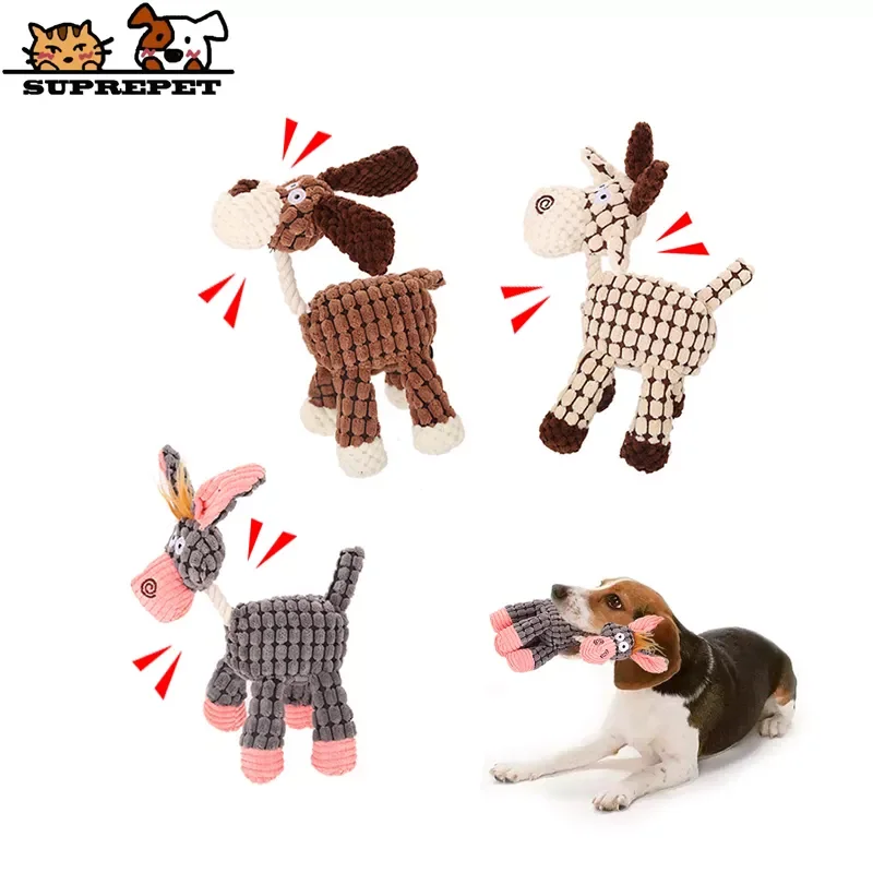 

2023NEW Pet Toys for Dogs Cats Soft Plush Toys for Puppy Funny Chew Bite Supplies Dog Toys Interactive Dog Toothbrush Supplies