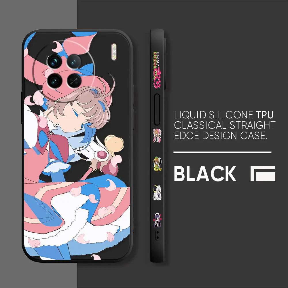 Japan Anime Card Captor Sakura Case For VIVO X21I X21S X23 X27 X30 X50 X60 X70 X80 X90 5G PRO PLUS Colour Case Funda Shell Capa