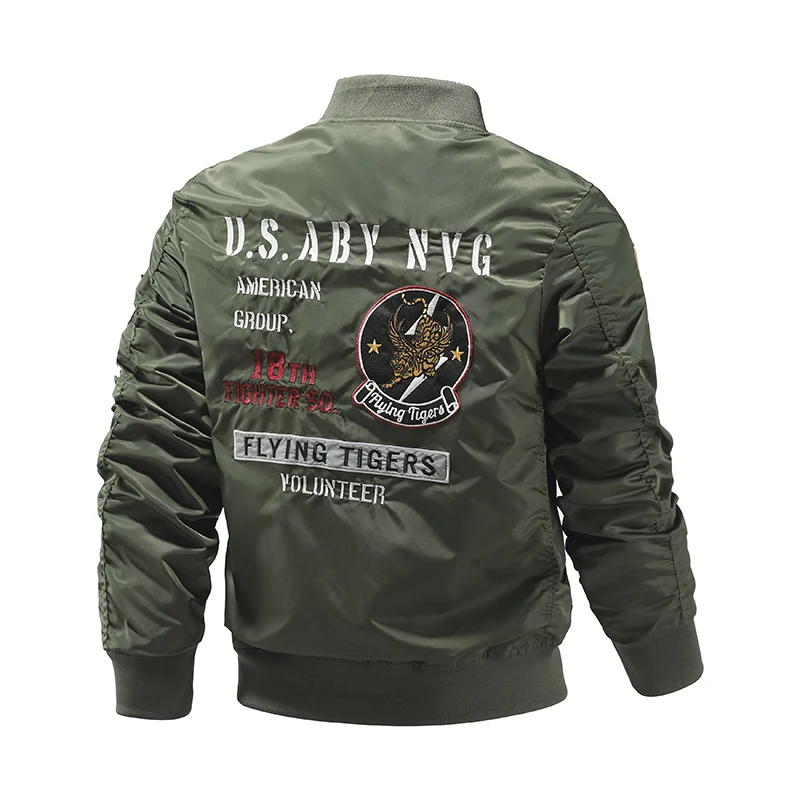 2022 Explosive New Brand Men's Spring Flight Jackets Plus Size Military Coats Clothing Long-sleeved Europeam American Jacket Men