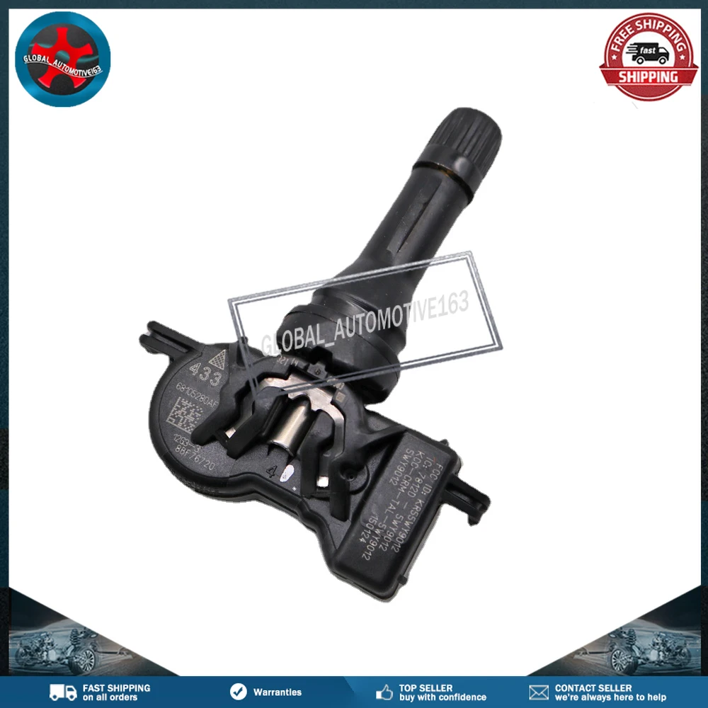 Датчик контроля давления в шинах 68105280AF 433 МГц для Chrysler Pacifica 200 Dodge Durango Дротика Jeep