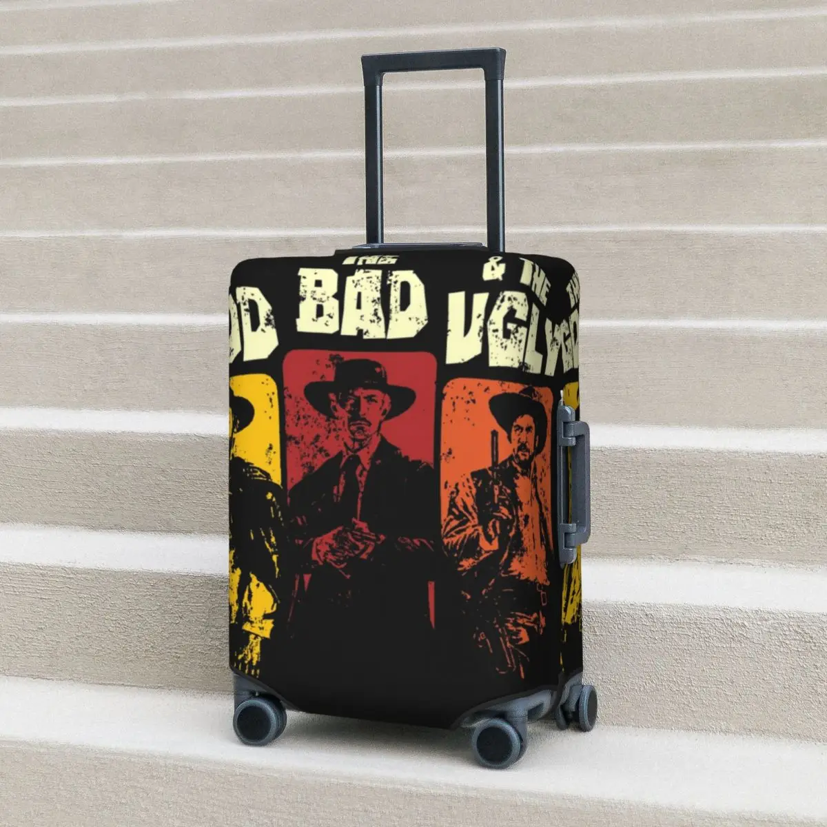 

Чехол для чемодана с надписью «Good The Bad»