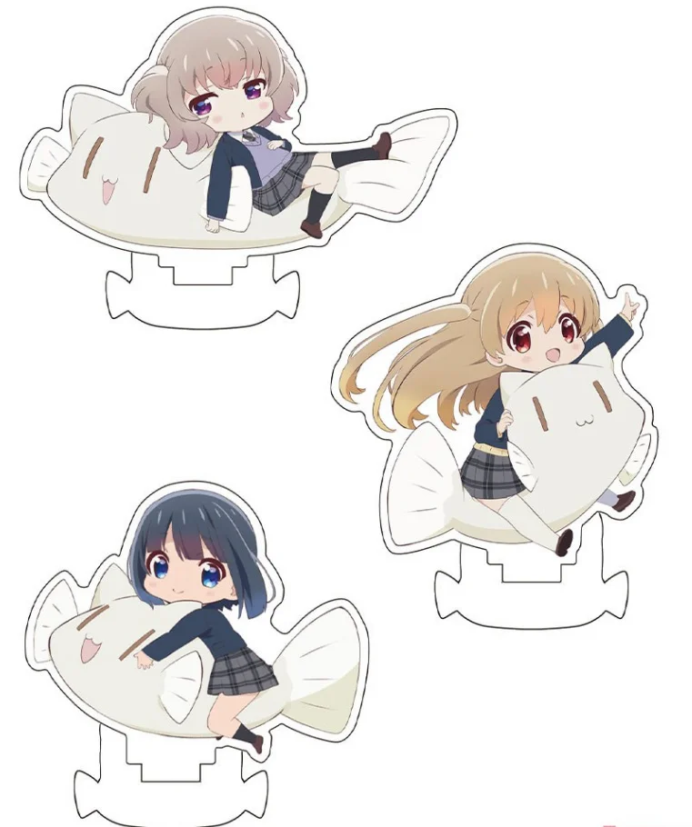 

Аниме медленная петля серия рыб Hiyori Minagi Koharu Minagi акриловая подставка фигурка модель настольная игрушка брелок кулон косплей мультфильм