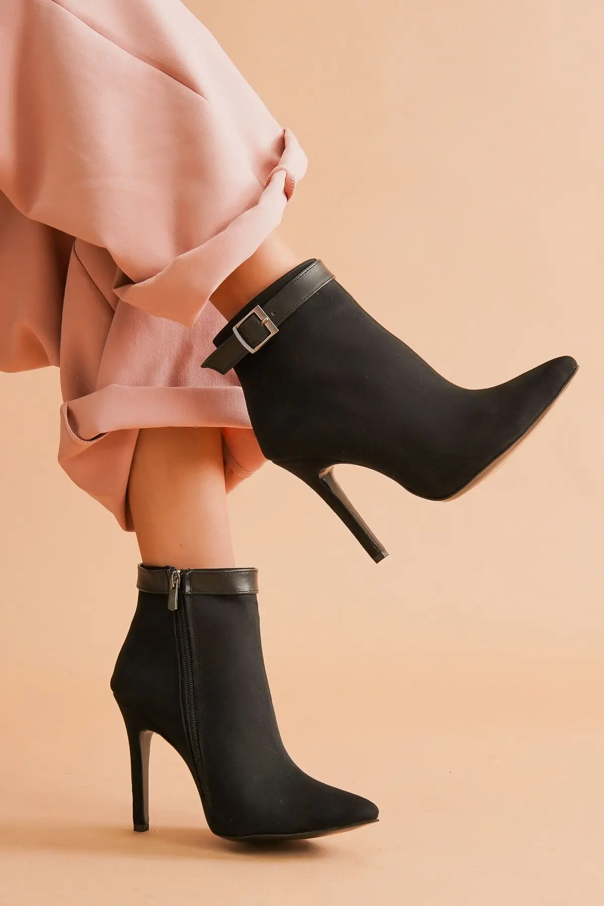 

Women's Fashion Handmade Special Suede Heels Stiletto Shoes Boots