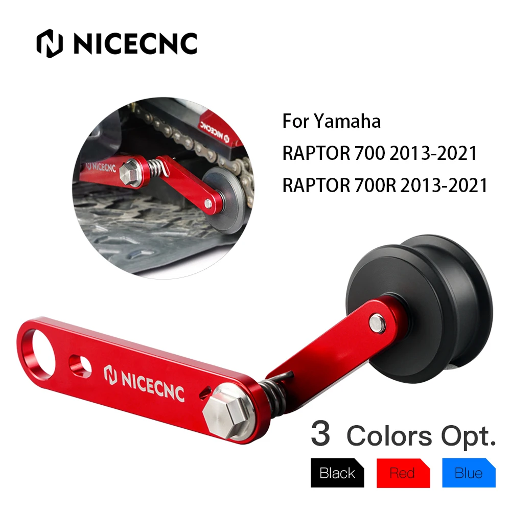 NiceCNC ATV For Yamaha RAPTOR 700 700R YFM700 YFM700R YFM 2013-2022 2014 2015 2016 Drive Chain Tensioner Aluminum Accessories