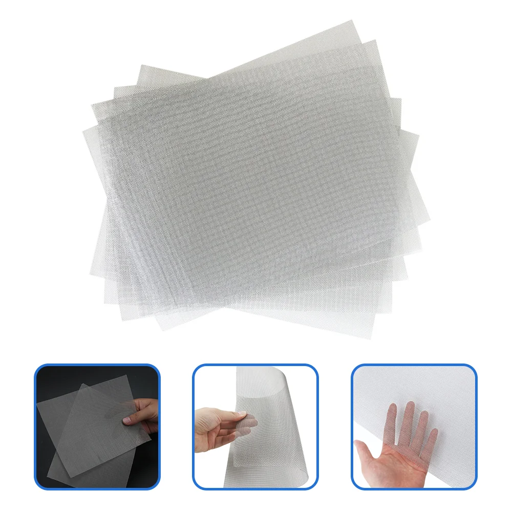 

5pcs Welding Mesh Stainless Steel Welding Mending Net Welding Accessories for Thermoplastic Repairing