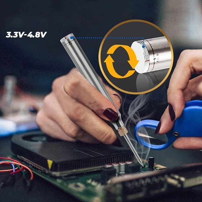 

Electric Soldering Iron Tin Solder Wireless Charging Welding Tool USB Battery Powered for Indoor Outdoor Portable Repair Tools