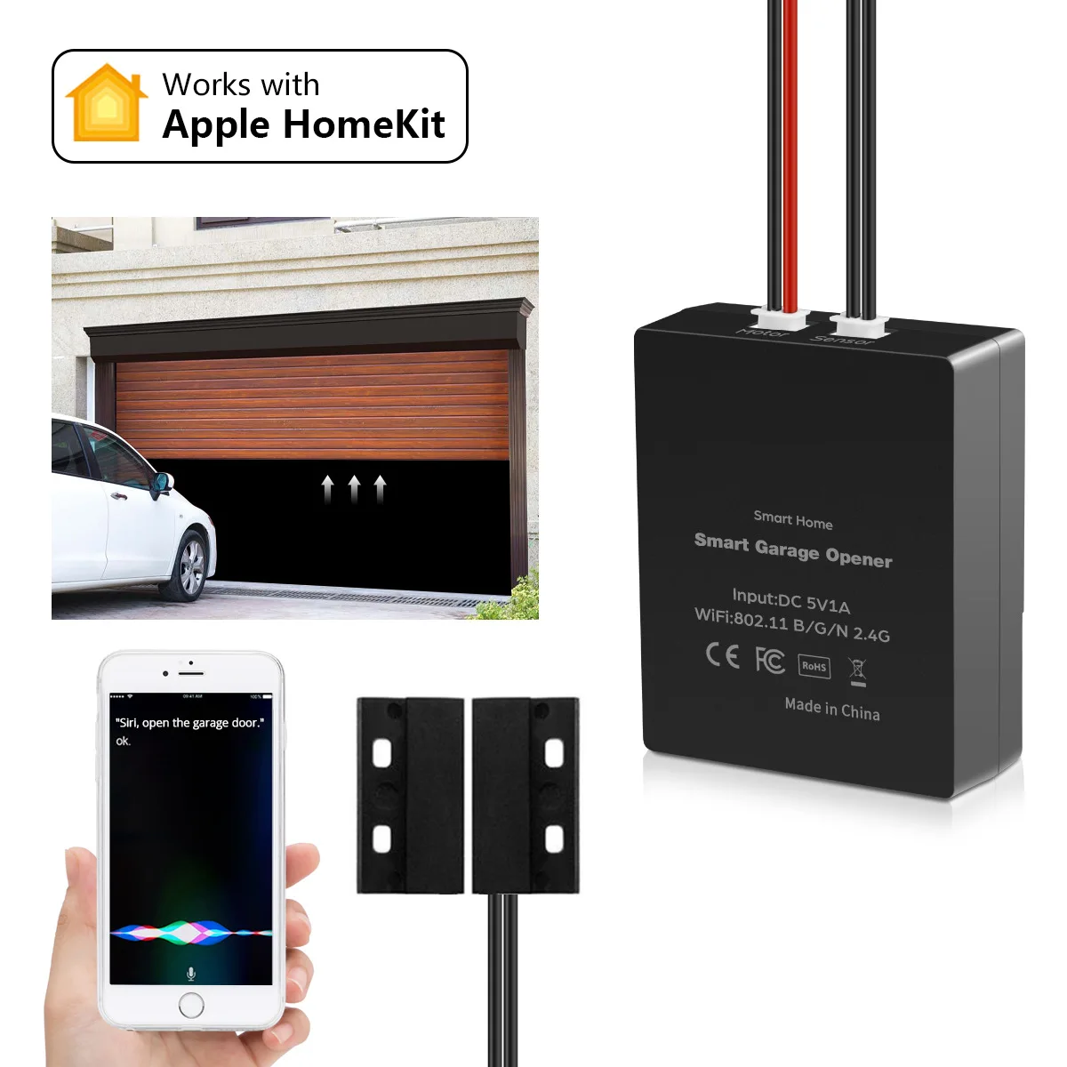 

Wireless wifi Switch smart automatic garage door opener