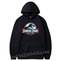 jurassic park marble neon retro logo graphic hoodies autumn long sleeve hot sale hoodie male sweatshirts sudadera