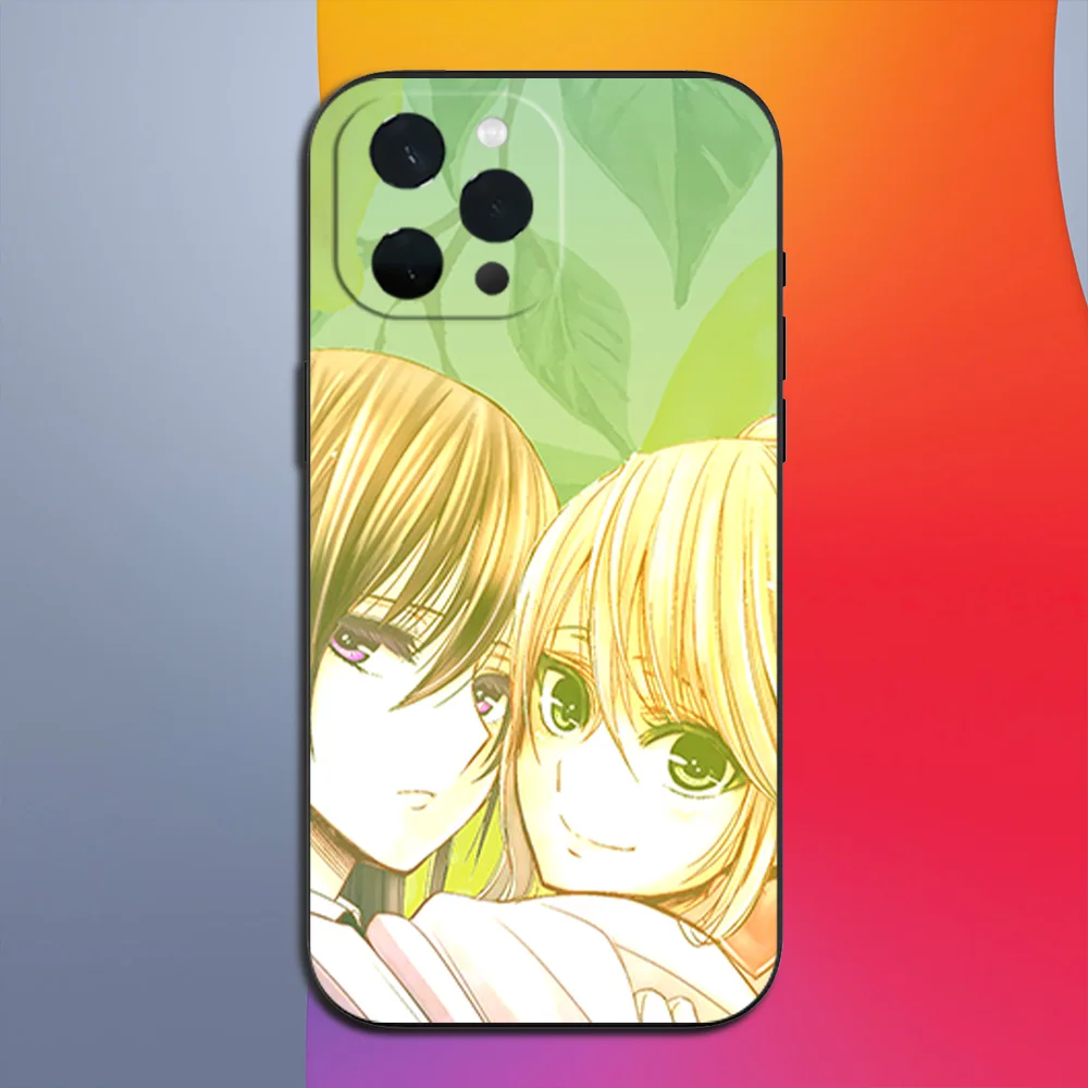 lesbian Anime Citrus Yuzu Aihara Mei LGBT Phone Case for iPhone 11 12 13 14 15 16 Max Pro Plus Soft Shell