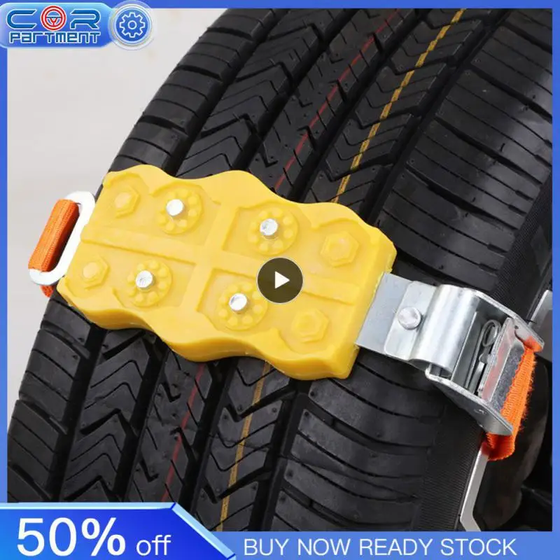 

Icy Road Tire Chain Anti-skid Beef Tendon Material Winter Ice Road Tire Chain Universal Emergency Car Tire Snow Chain Emergency