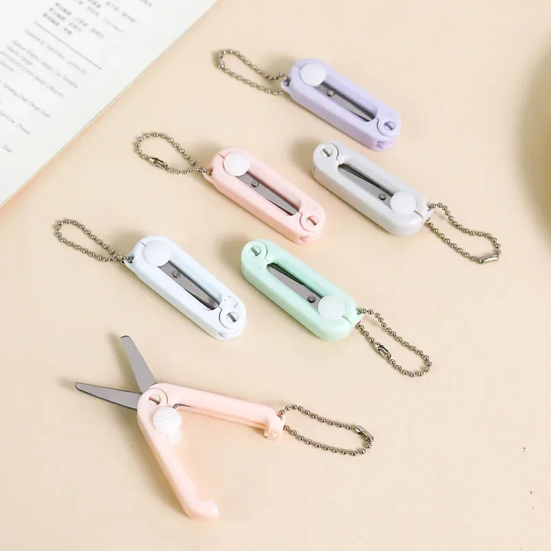 

Складные ножницы для резки бумаги, креативные простые стационарные художественные принадлежности для офиса и школы, миниатюрные портативные ножницы Morandi