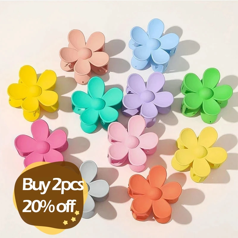 

Sweet Flower Shape Hair Clips for Women Girls Hair Claw Chic Barrettes Claw Crab Hairpins Styling Bohemia Hair Accessories Gift