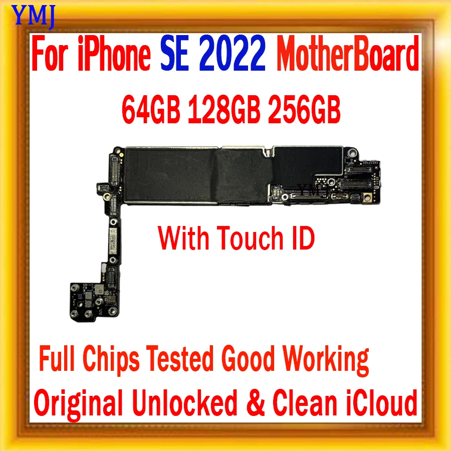 

Оригинальная ICloud разблокированная материнская плата для iPhone SE 3 2022 материнская плата 64 Гб 128 ГБ 256g без идентификационной учетной записи логическая плата полностью протестированная пластина