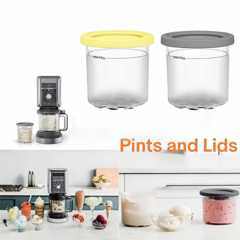 2 упаковки для XSKPLID2CD совместимы с серии NC299AMZ и NC300S мороженого Makers1 Pint