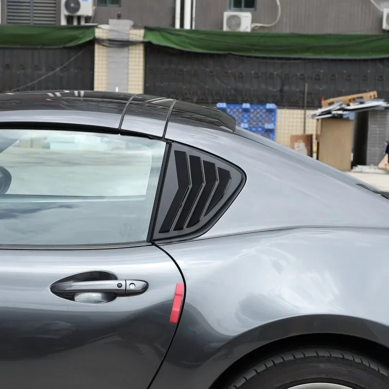 Для Mazda MX-5 ND 16-2023 ABS матовый черный автомобильный треугольный дефлектор заднего