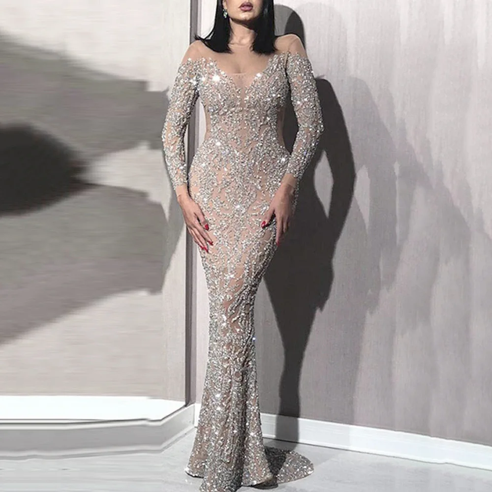 

Cross-border Spring 2023 new European and n evening dress