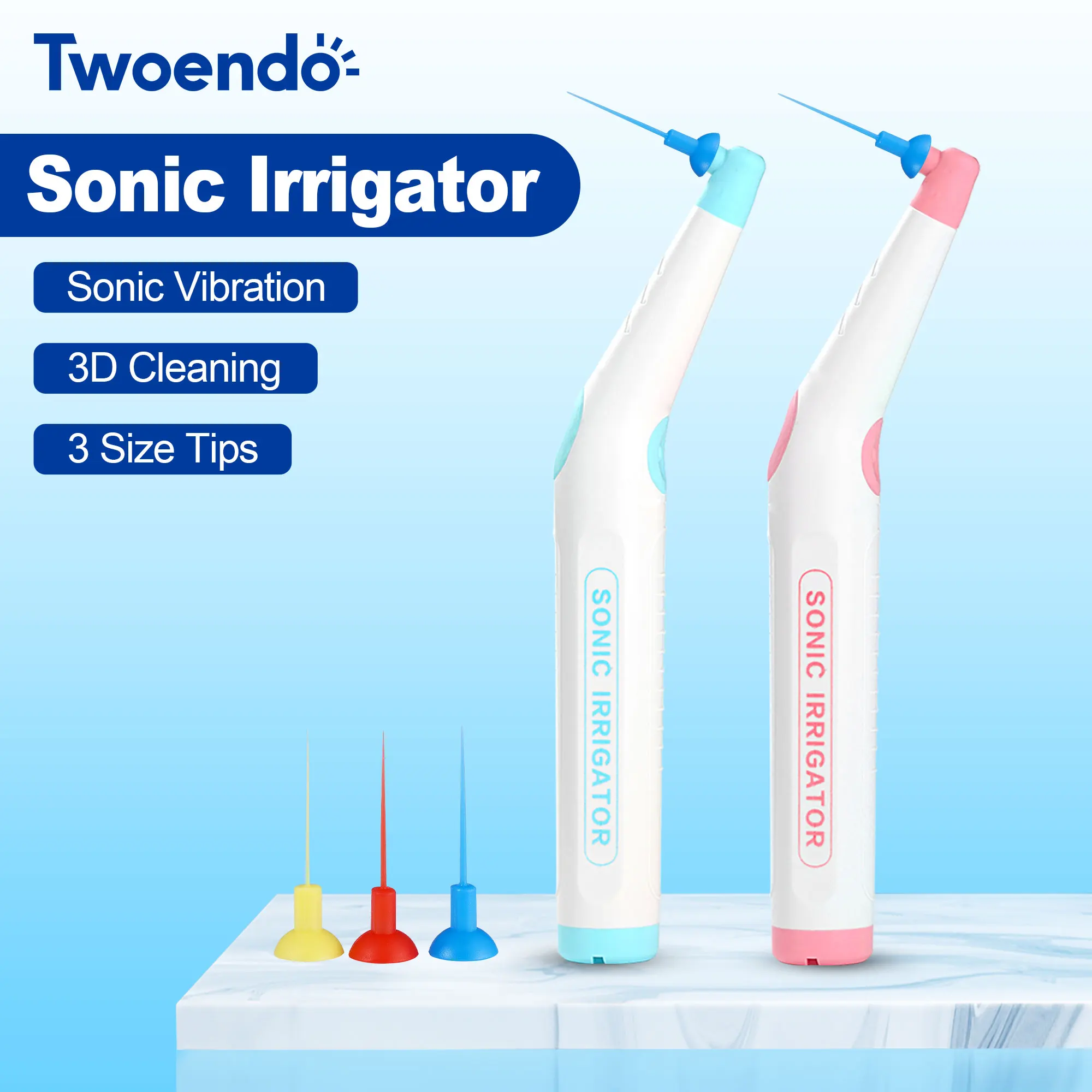 Фото Ирригатор для эндодонтии Twoendo Dentistry Endo Sonic с 120 насадками, вибрационный очиститель для стоматологов, инструмент для лечения корневых каналов №1