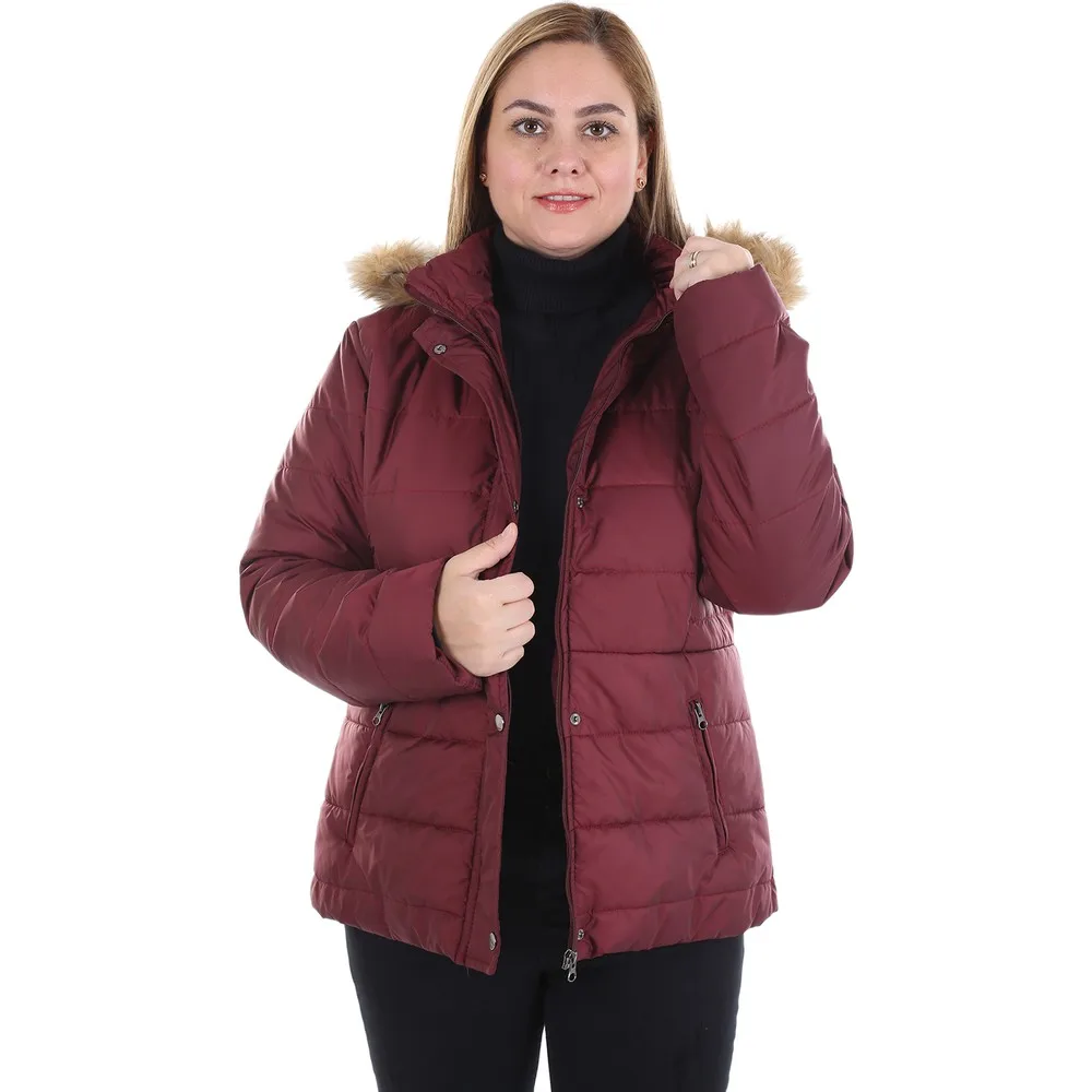 

Женское пальто Dorlie большого размера 527 бордовый/Бордовый 20 W53000527