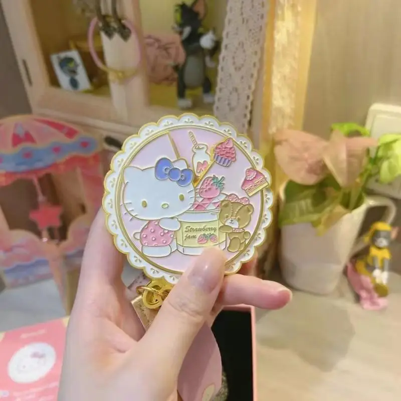 

1pcs Sanrio medal kuromi Hello Kitty My Melody cute girl Kawaii Gold Plastic fresh and sweet Cartoon Sports Medal Gift