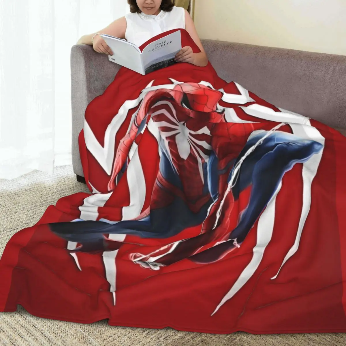 Супертеплое одеяло в американском стиле Человек-паук