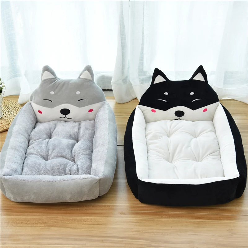 

Soft Big Dog Bed Pet Mat Washable Kennel Sofa Cat House Lounger Puppy Cushion Basket Pillow For Small Medium Large Dogs Beds
