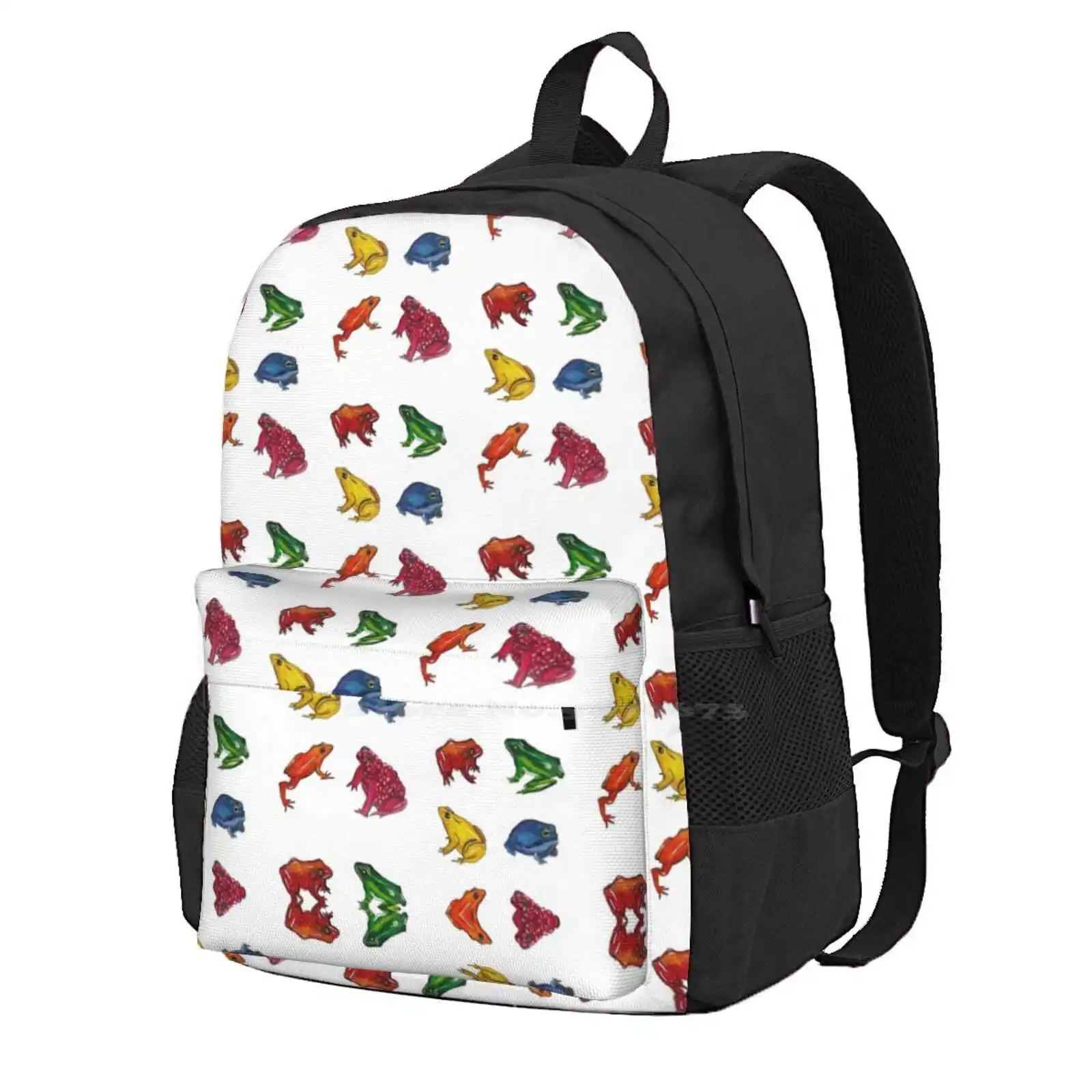 

Fruit By The Frogs Hot Sale Backpack Fashion Bags Fruit By The Frog Fruit Frogs Amphibians Fruit Toads Strawberry Frog