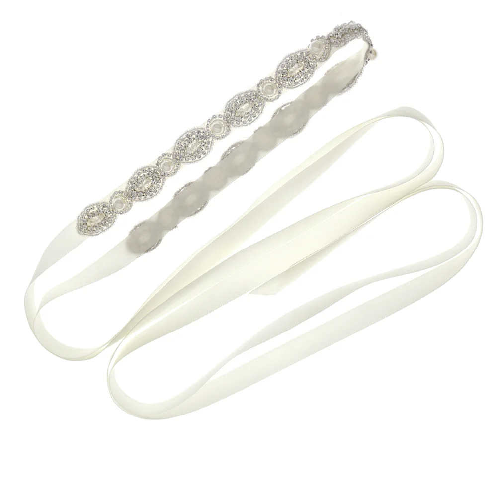 

Sash Bridal Sashes Wedding Bride Belt Waist Rhinestonebelts Bridesmaid Dress Be Party Showerband Groom