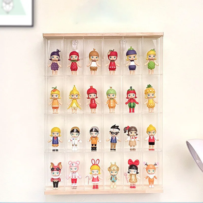 

Acrylic Wall-Mounted Storage Shelf Transparent Anime Characters Doll Display Box Rack Blind Box Storage Stand Wall Decor