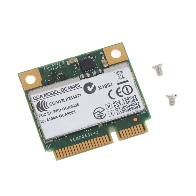 

DW1601 QCA9005 DualBand 2.4+5G 300Mbps WiFi Wireless Half Mini PCI-E Card 802.11a/b/g/n for Dell6430U E6430 E7240 E7440