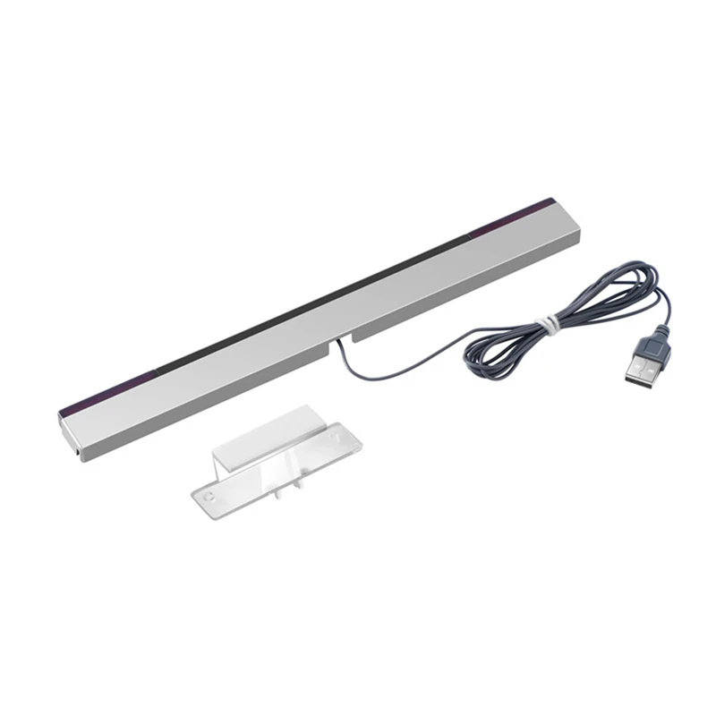 

Игровые аксессуары для Wii Sensor Bar, проводные приемники, ИК-сигнал, Световой USB разъем, Замена датчика Bar, приемник для WII/WIIU