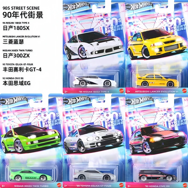Фото Горячие оригинальные Hot Wheels Silver Elevation, обычный вид на улицу 90-х годов Gdg44, высококачественная игрушечная модель автомобиля из сплава, детский подарок на день рождения №1