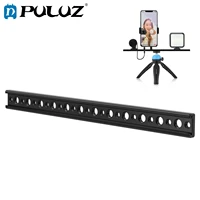 puluz 30cm extension rail bracket bar 14 38 screw hot cold shoe mount for flash speedlite video light microphone for canon a