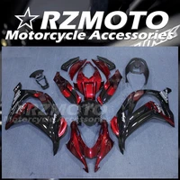 injection mold new abs fairings kit fit for kawasaki ninja zx 10r zx10r 2016 2017 2018 2019 117 18 19 bodywork set red black