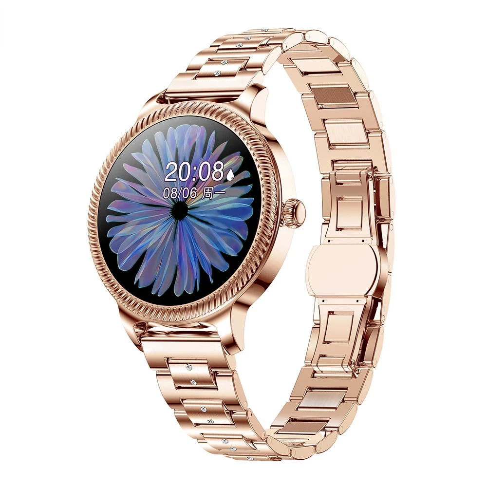 

2022 NEW Women Smart Watch IP68 Waterproof Full Touch Heart Rate Monitoring Fitness Tracker Ladies Smartwatch For Android IOS