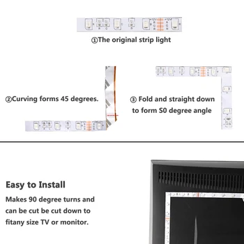 5M LED Strip DC 12V 2835 60 Lamp Beads Suitable Flexible Light Strip LED 12V RGB Tape For Bedroom Decoration Indoor Lighting 3