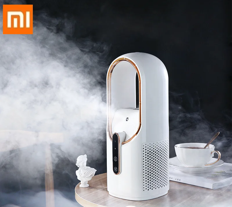 New Xiaomi Powered Fan Rechargeable Portable Fan, 11.8 Inch Small Battery USB Quiet Table Fan with 3 Wind Speeds, Bladeless Desk